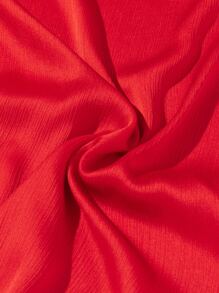 Khăn quàng rắn tối giản - Đỏ - Xem 3