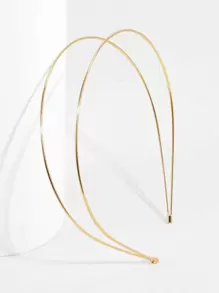 Street Minimalist Layered Headband,Hairband,Hair Hoop Headbands ,Makeup Headband Hair Accessories Head Accessories - Gold - View 1