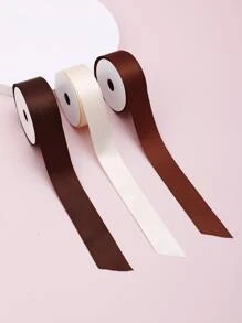 3rolls 단색 리본 - 멀티컬러 - 보기 1