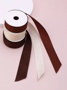 3rolls 단색 리본 - 멀티컬러 - 보기 2