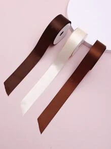 3rolls 단색 리본 - 멀티컬러 - 보기 5