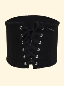 Ren Up Corset Belt - màu đen - Xem 3