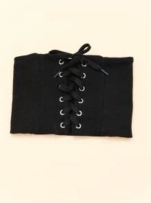 Ren Up Corset Belt - màu đen - Xem 4