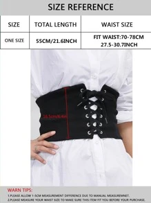 Ren Up Corset Belt - màu đen - Xem 5