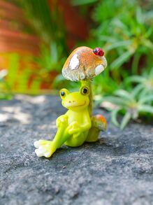 1pc Frog Design Garden Art Decoration