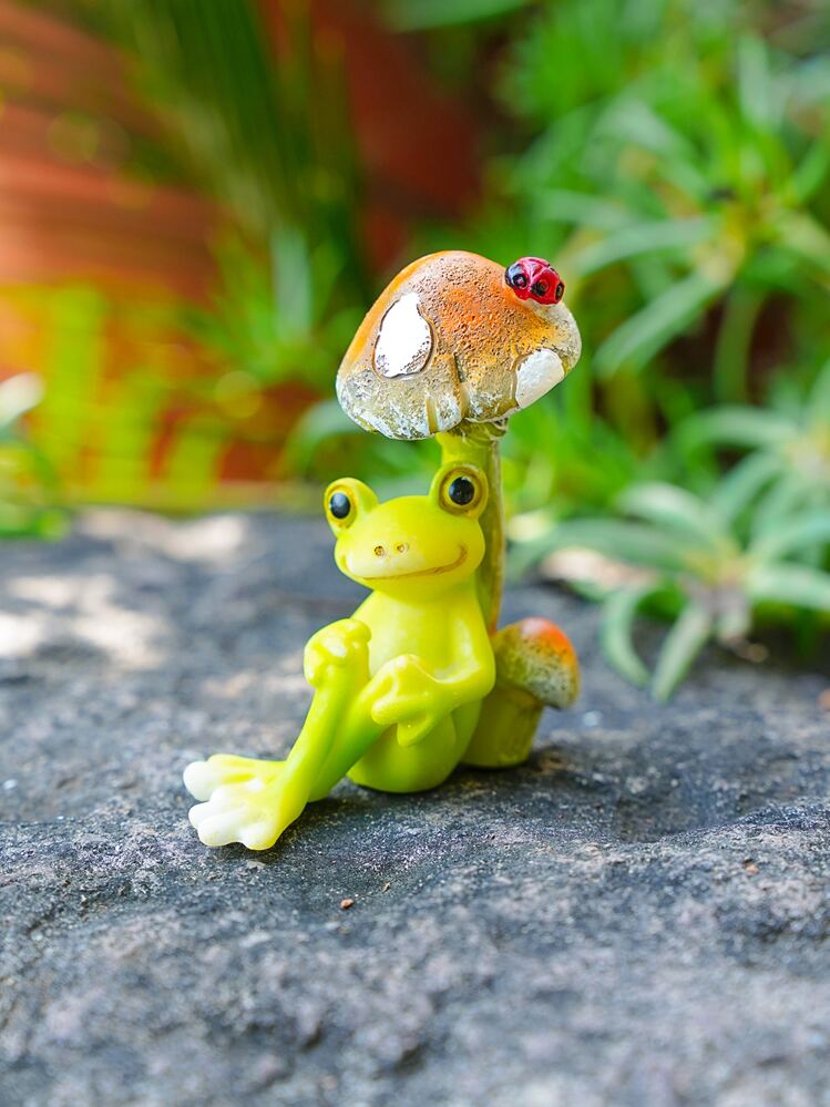 1件青蛙設計花園藝術裝飾 - 彩色 - 查看 1