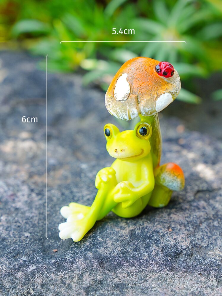 1件青蛙設計花園藝術裝飾 - 彩色 - 查看 3