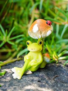 1pc Frog Design Garden Art Decoration