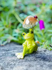1pc Frog Design Garden Art Decoration