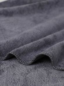 Solid Color Bath Towel - Purple - View 5