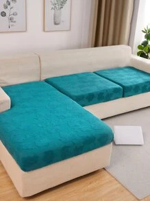 1 pieza jacquard con patrón de hoja Funda para sofá Funda - Verde - Ver 5