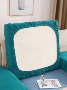 1 pieza jacquard con patrón de hoja Funda para sofá Funda - Verde - Ver 7