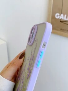 Lavender Painted Phone Case - Purple - View 3