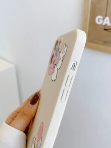 漫画 ウサギ スマホケース - ホワイト - チェックする 3