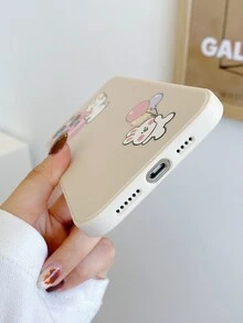 漫画 ウサギ スマホケース - ホワイト - チェックする 4