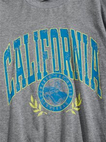 Chillumni Men Book & Letter Graphic Pullover Sweatshirt, For Fall Winter - Light Grey - View 4