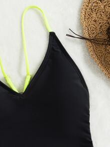 Women One-Pieces - Hitam - View 3