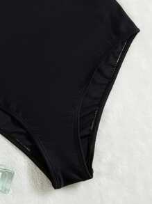 Women One-Pieces - Hitam - View 4