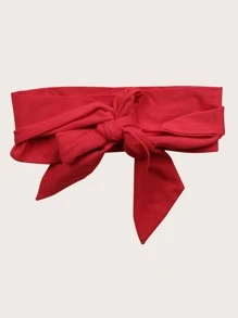 Cinturón con lazo - Rojo - Ver 2