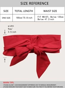 Cinturón con lazo - Rojo - Ver 6