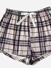 3 件套格子结前吊带睡衣套装/睡衣套装