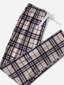 3 件套格子结前吊带睡衣套装/睡衣套装
