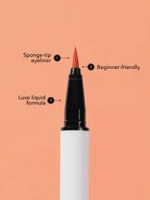 SHEGLAM Color Crush Liquid Eyeliner-Fire Drill 7 Colors Smudge-Proof High Pigment Eyeliner Pencil Sweat-Proof Long Lasting Easy To Use Red Eyeliner Winter Gifts Y2K Trending Y6K Eyeliner - Fire Drill - View 3