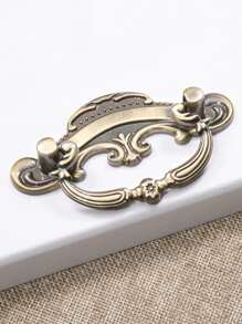 1/3/5pcs Vintage Green Bronze Cabinet Door Drawer Handle - Bronze - View 3