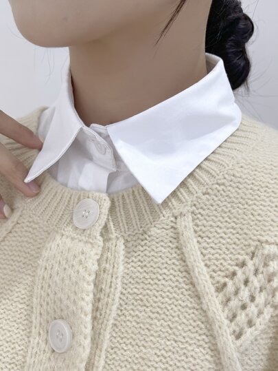 DAZY Collar de pechera unicolor