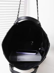 Minimalist Large Capacity Tote Bag, Tote Bag Large, Best Fall Inspo Ideas Winter Gifts - White - View 10