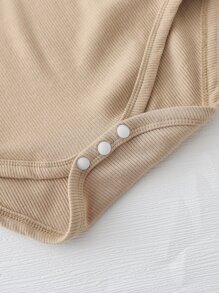 Baby 2sets Ribbed Knit Bodysuit & Pants - Multicolor - View 5