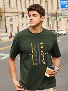 Tops Nam Lá thư Giải trí - xanh quân đội - Xem 4