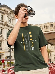 Tops Nam Lá thư Giải trí - xanh quân đội - Xem 5