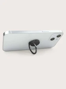 Metal Phone Ring Holder - Black - View 2