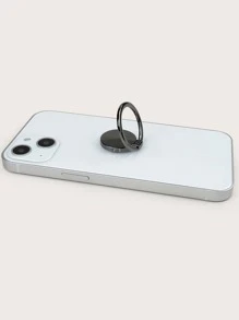 Metal Phone Ring Holder - Black - View 3