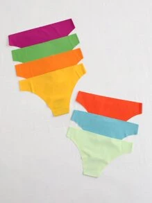 7pack No Show Panty - Multicolor - View 2