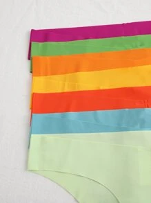 7pack No Show Panty - Multicolor - View 4
