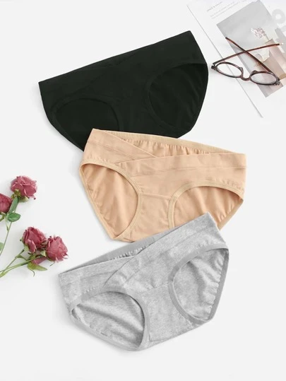 SHEIN 孕婦3件素色內褲