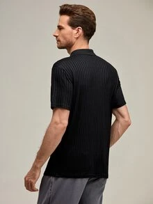 Shein Men Half Button Polo Shirt Shein Usa