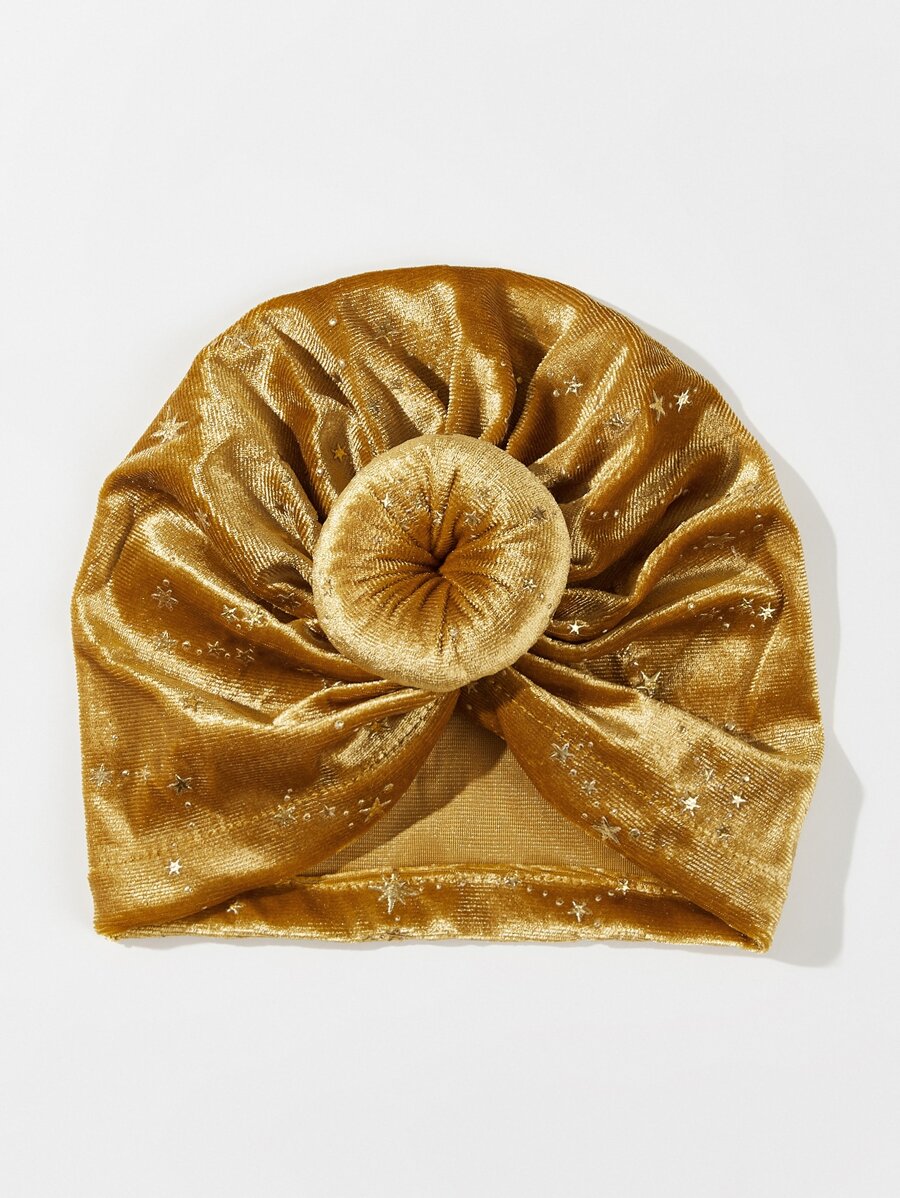 Baby Star Print Head Wrap - Multicolor - View 1
