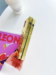 1 Ốp lưng điện thoại tráng gương đính đá Rhinestone tương thích với iPhone 13 - Vàng - Xem 7