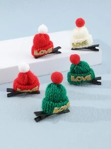 5pcs Hat Decor Pat Hair Clip - Multicolor - View 1