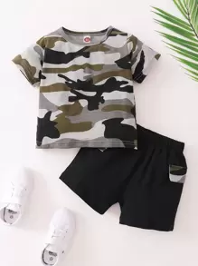 Bộ đồ Em bé Ngụy trang Giải trí - Nhiều màu - Xem 1