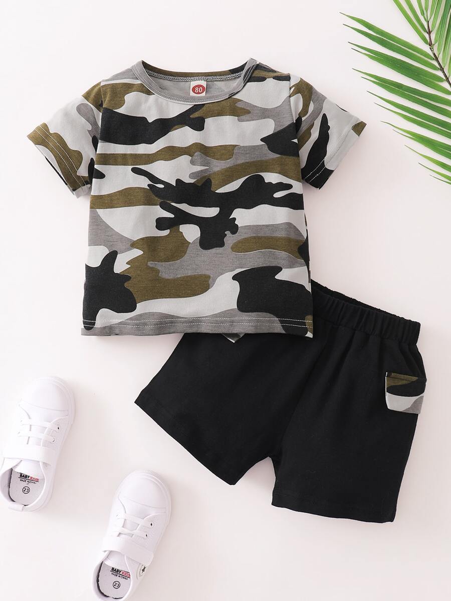 Bộ đồ Em bé Ngụy trang Giải trí - Nhiều màu - Xem 1