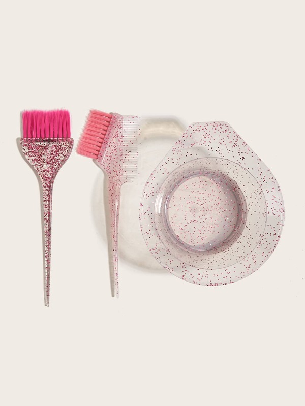 Hair salon hair dye set doublesided hair dye comb hair brush scale