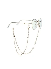 Elegant Rhinestone Decor Glasses Chain Glasses Accessories For Women - Multicolor - View 1