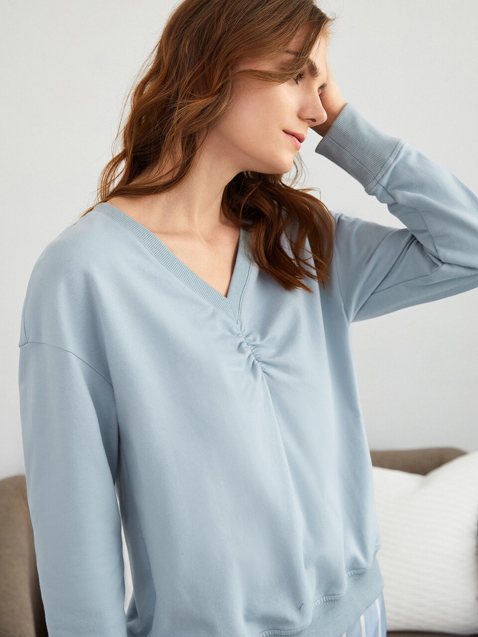Drop Shoulder Pullover