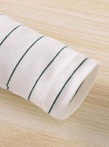 Baby Boy Striped Bodysuit With Overalls - Multicolor - View 3