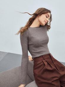 MOTF PREMIUM Suéter delgado - Marrón Mocha - Ver 6