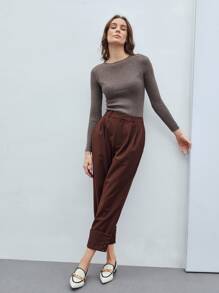 MOTF PREMIUM Suéter delgado - Marrón Mocha - Ver 8